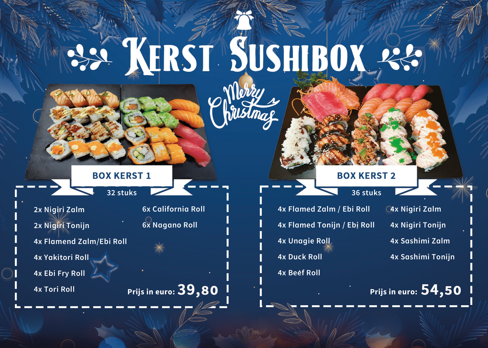 Kerstmenu Jasmine Garden (Sushi Box)-1